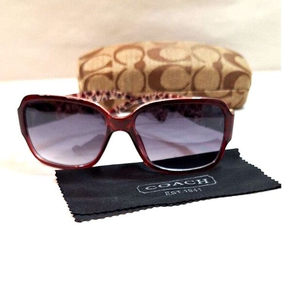 Coach Womens Sunglasses w/Case CH56 58 16-138 Made in Italy - Picture 1 of 13